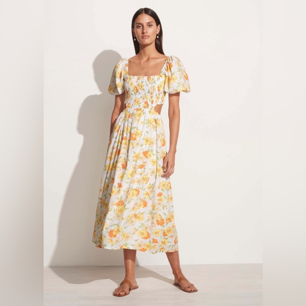 FAITHFULL THE BRAND Loucetta Midi Dress